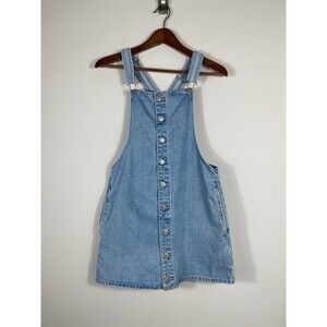 Forever 21 Women’s Denim Overall Dress Blue Size Small